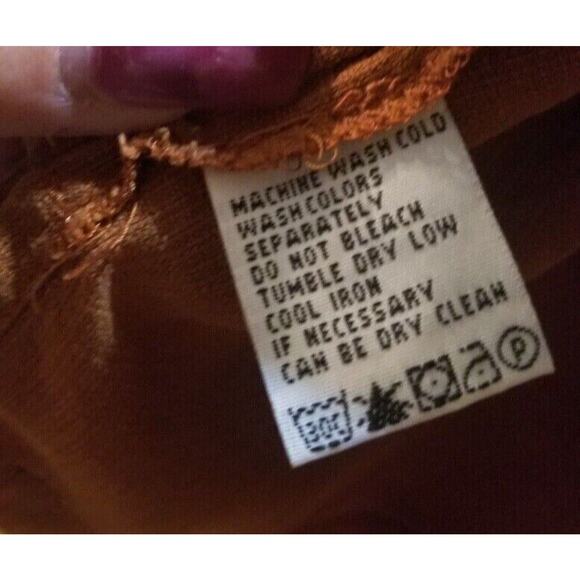 Tommy Bahama 100% Silk Cinnamon Palm Tree Short Sleeve Casual Size XL - Picture 8 of 10